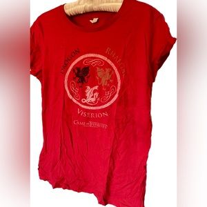 XL NWOT Ladies cut GAME OF THRONES DRAGON TSHIRT